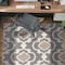 World Rug Gallery Cozy Moroccan Trellis Indoor Shag Area Rug 3'3'' x 5' Gray 2525GRAY3X5 - alternate 3